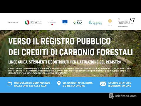 Verso il Registro pubblico dei crediti di carbonio forestali