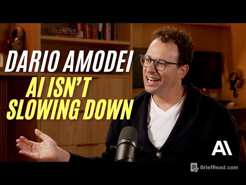 Anthropic CEO Dario Amodei: AI's Potential, OpenAI Rivalry, GenAI Business, Doomerism