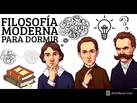 Toda la filosofía moderna explicada 🧩 (Descartes, Kant, Nietzsche y más)