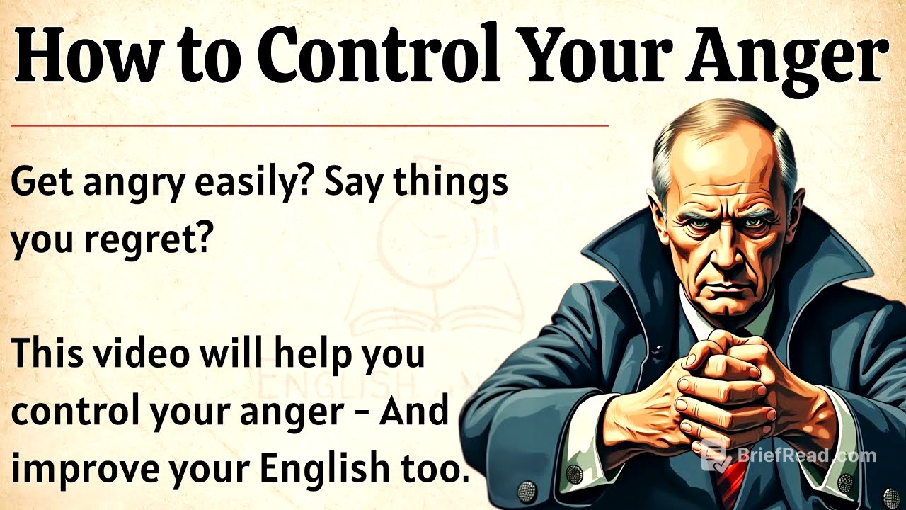 How to Control Your Anger || Graded Reader || Improve Your English ✅️