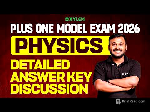 Plus One Model Exam Physics | Detailed Answer Key Discussion  | Xylem Plus One