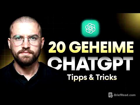 20 unglaubliche ChatGPT-Tipps, die FAST NIEMAND nutzt! (Vom Anfänger zum Profi)