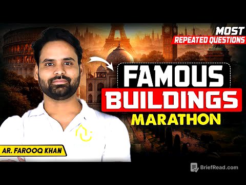 FAMOUS BUILDINGS YOU CAN’T MISS | JEE B.Arch Paper 2 + NATA | MARATHON