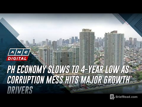 PH economic growth slows to 4-year low as corruption mess hits major growth drivers | ANC