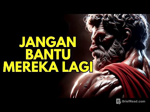 Tetapkan Batas, Menjauh dan Tolak Membantu 12 Tipe Orang ini | Filsafat Stoikisme