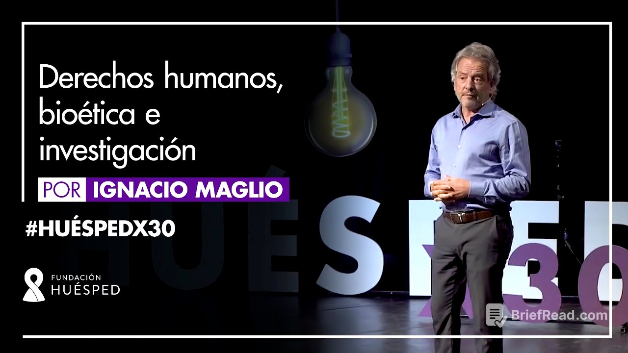 "Derechos humanos, bioética e investigación" por Ignacio Maglio en #HuéspedX30