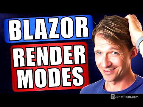 Blazor Render Modes EXPLAINED 🔥 Which One Should You Use in .NET 9 - SSR, Server, WebAssembly, Auto?