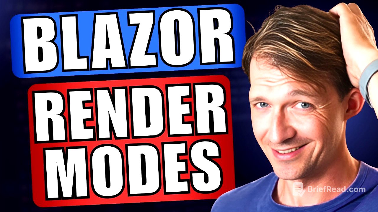 Blazor Render Modes EXPLAINED 🔥 Which One Should You Use in .NET 9 - SSR, Server, WebAssembly, Auto?