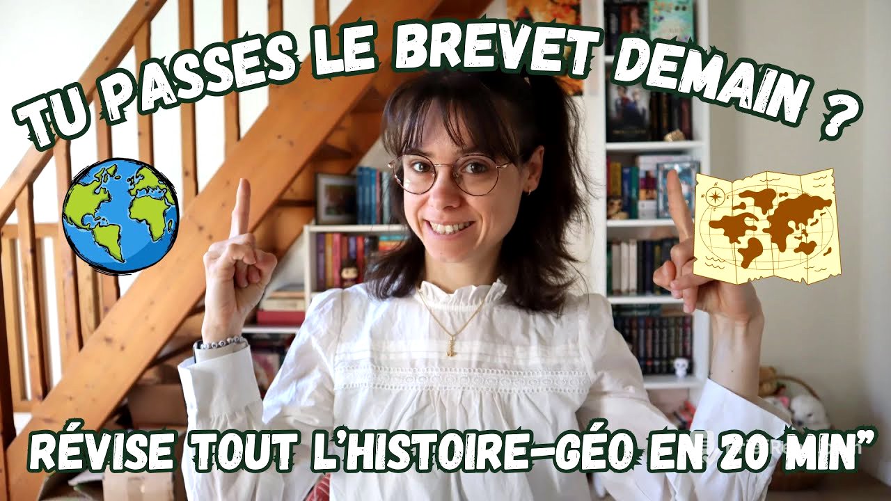 “Tu passes le brevet demain ? Révise TOUT l’Histoire-Géo en 20 min”