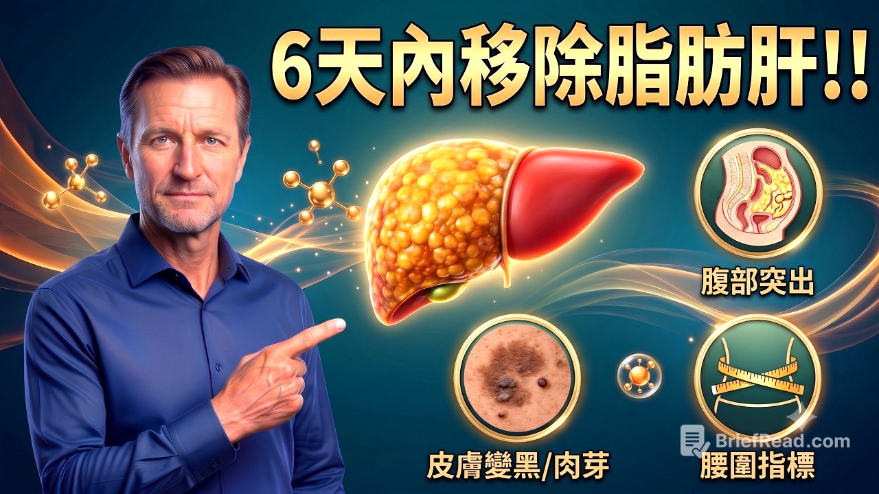 📉 6天逆轉脂肪肝？告別大肚腩的4種科學自然療法 | 柏格醫生 Dr. Berg