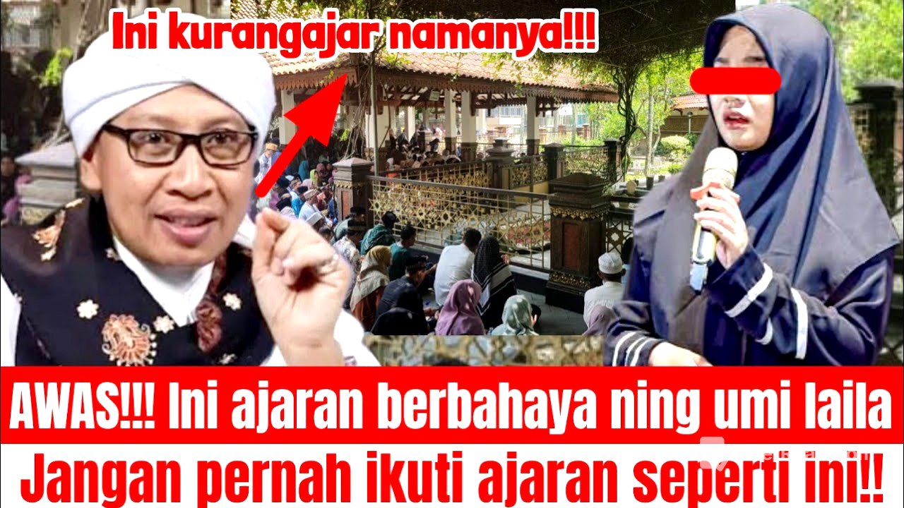Awas!! Ini ajaran berbahaya ning umi laila! Jangan pernah ikuti ajaran seperti ini!!