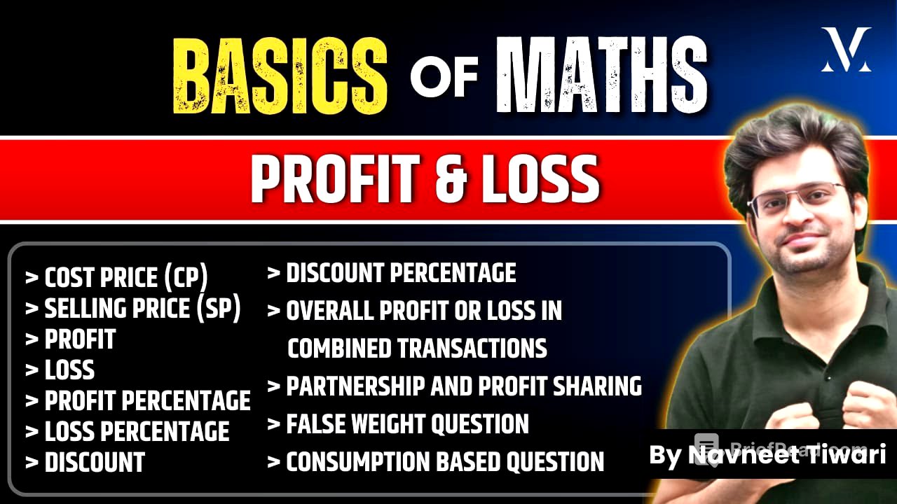 Basics of Maths | Complete Profit and Loss | Viral Maths by Navneet Sir