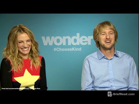WONDER interviews - Julia Roberts, Owen Wilson, Jacob Tremblay, Daveed Diggs, Vidovic