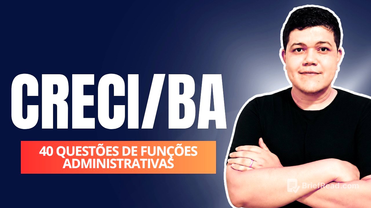 CONCURSO CRECI/BA - FUNÇÕES ADMINISTRATIVAS