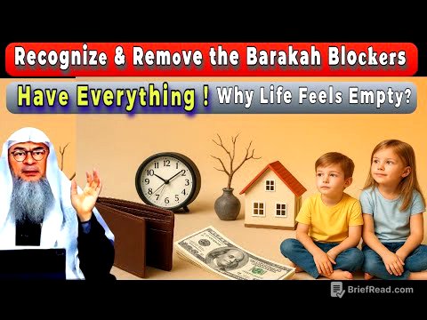 Barakah Gone? : Why There’s No Barakah in Your Life – Sheikh Assim Al Hakeem #assim