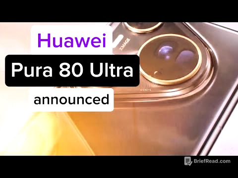 Huawei Pura 80 Ultra announced - Is it the best camera phone hardware!?