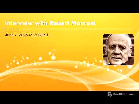 Interview with Robert Monroe!