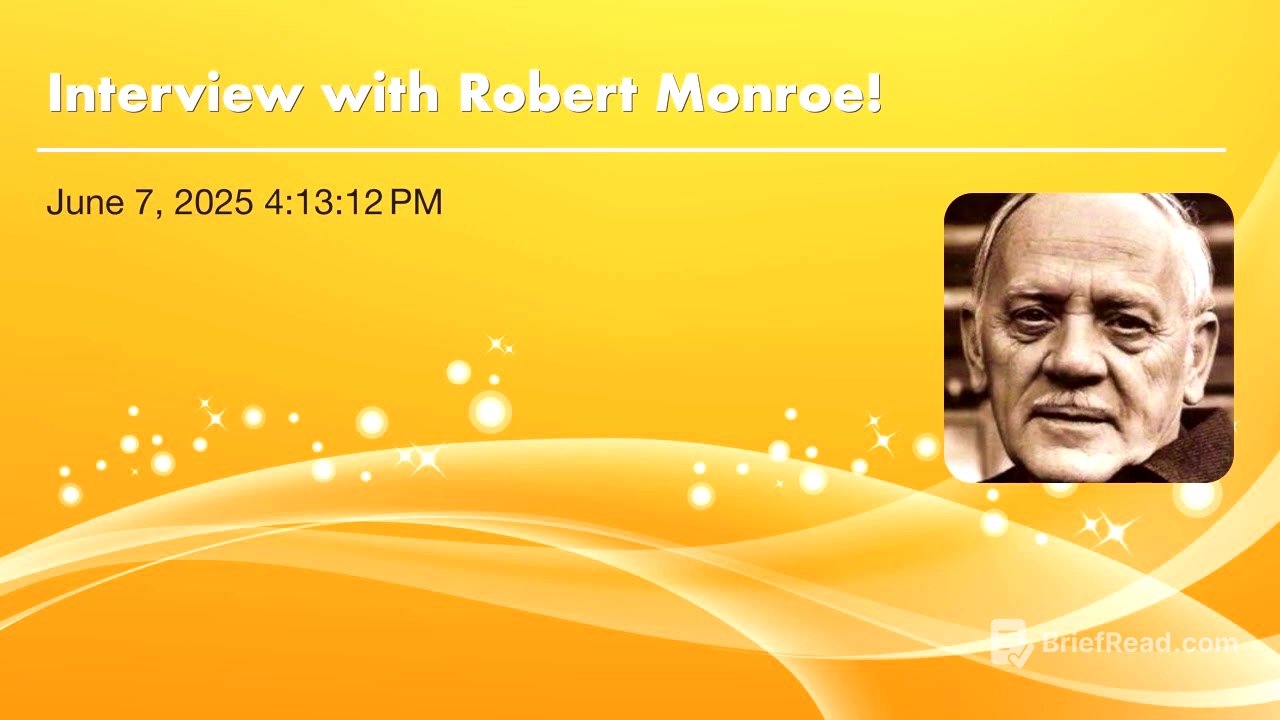 Interview with Robert Monroe!