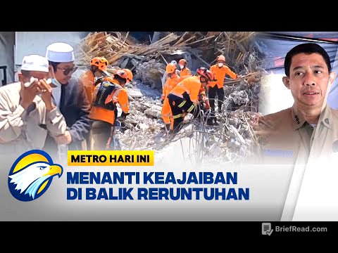 TERKINI! Situasi Evakuasi Reruntuhan Ponpes Al-Khoziny | Metro Hari ini