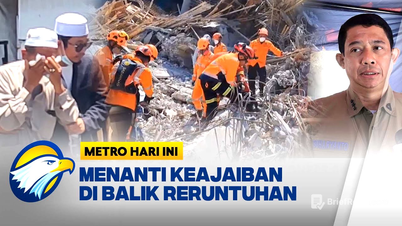 TERKINI! Situasi Evakuasi Reruntuhan Ponpes Al-Khoziny | Metro Hari ini