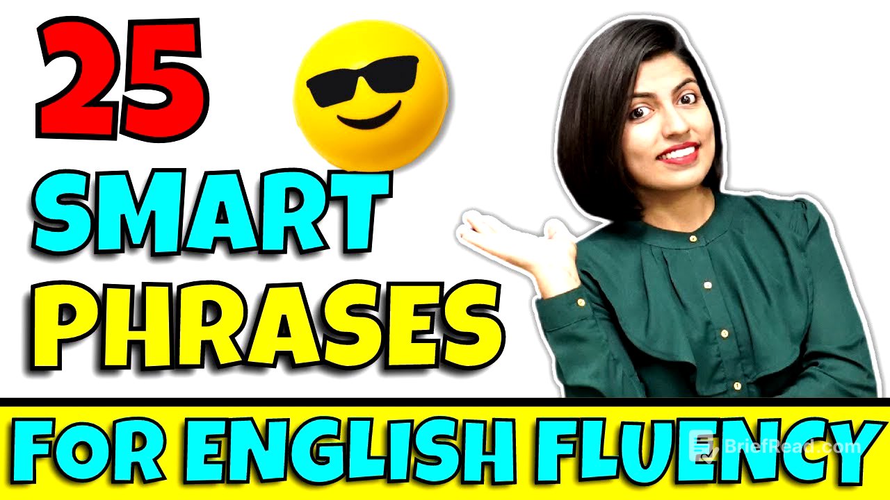 25 Smart Phrases to become a Fluent Speaker, Learn English Speaking, Spoken English with Kanchan Mam