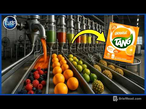 Como o TANG - SUCO EM PÓ é Feito – Incrível Processo Industrial de Fabricação do Suco em Pó