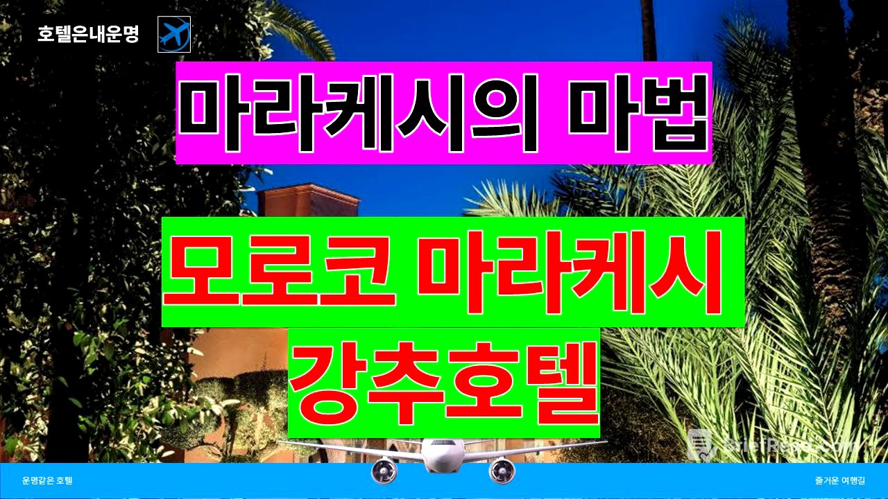 모로코 마라케시의 숨겨진 호텔에서 경험하는 동화 같은 순간들