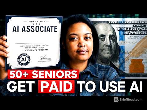 The U.S. Government is LITERALLY Paying Adults Over 50 to Use AI!