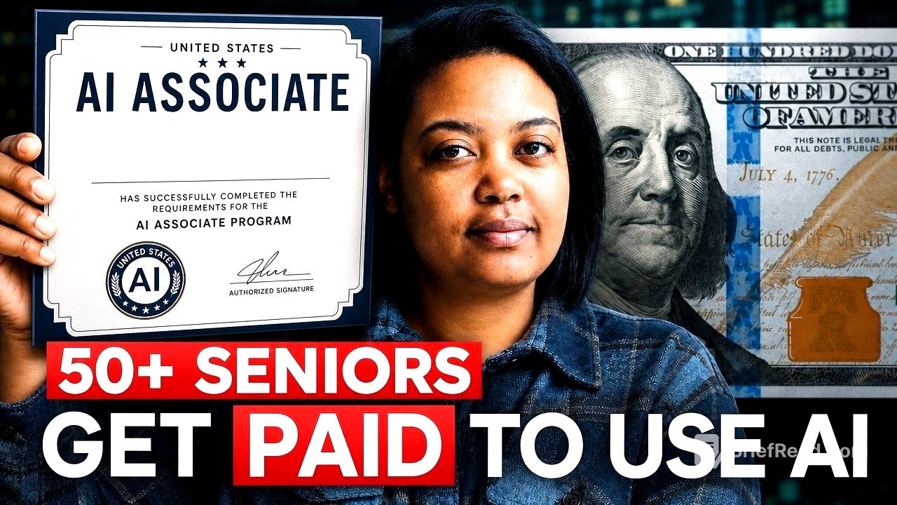 The U.S. Government is LITERALLY Paying Adults Over 50 to Use AI!
