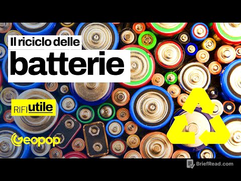 Il riciclo di pile esauste e batterie delle auto