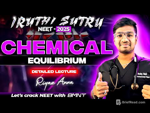 IRUTHI SUTRU ❤️🔥 || CHEMICAL EQUILIBRIUM || CLASS 11|| GUNSHOT || CHEMISTRY ||NEET 2025 || BMNT 💙