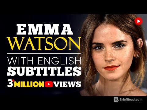 ENGLISH SPEECH | EMMA WATSON: Gender Equality (English Subtitles)