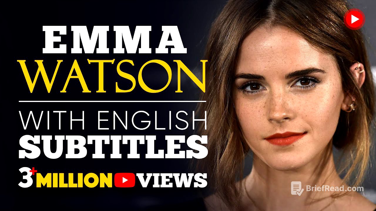 ENGLISH SPEECH | EMMA WATSON: Gender Equality (English Subtitles)