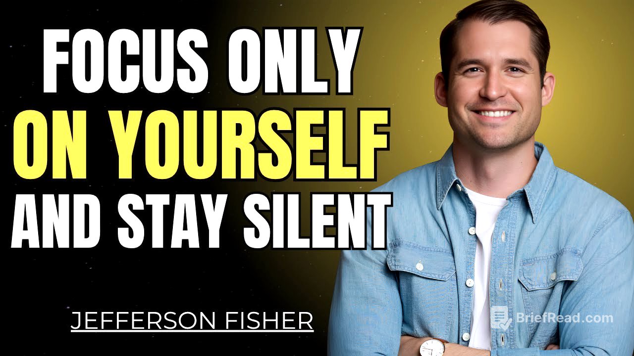 When You Focus on Yourself & Stay Silent, Everything Falls Into Place| Jefferson Fisher #motivation