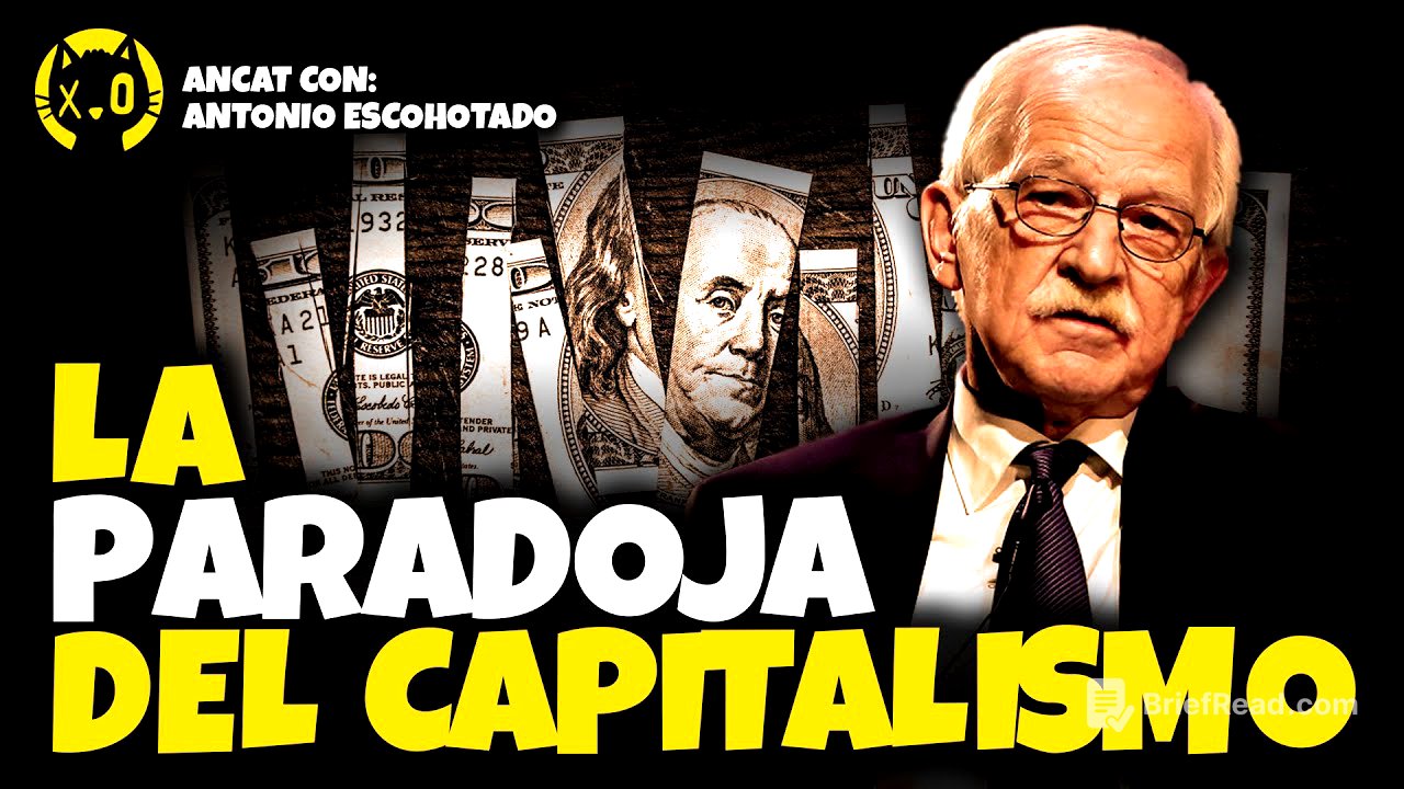 ANTONIO ESCOHOTADO y la PARADOJA del CAPITALISMO | ¿Por qué nos MOLESTA tanto el CAPITALISMO?