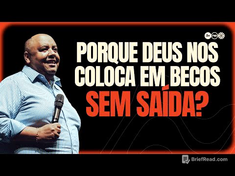 NOVOS COMEÇOS I  ELIEL LIMA  - PORQUE DEUS NOS COLOCA EM BECOS SEM SAÍDA?