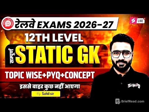 RRB NTPC 2026 | RRB NTPC GK GS Practice Set | NTPC 12th Level Class | NTPC GK GS by Sahil sir