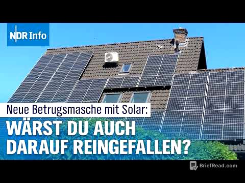 Eigenheimbesitzer im Visier: So läuft der Photovoltaik-Betrug ab | NDR Info