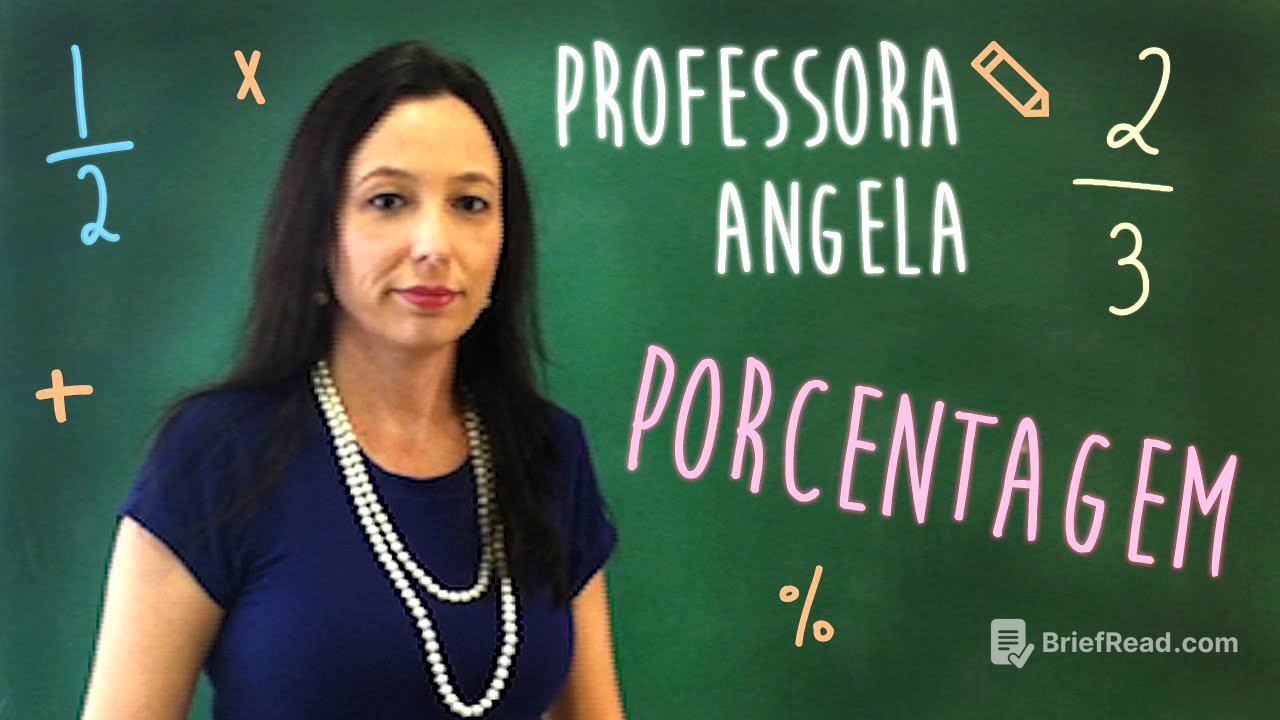 PORCENTAGEM - Professora Angela Matemática