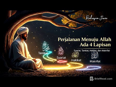SYARIAT, TAREKAT, HAKIKAT, DAN MAKRIFAT✨ JALAN MENUJU ALLAH | TAPI HANYA SEDIKIT YANG SAMPAI 🌟