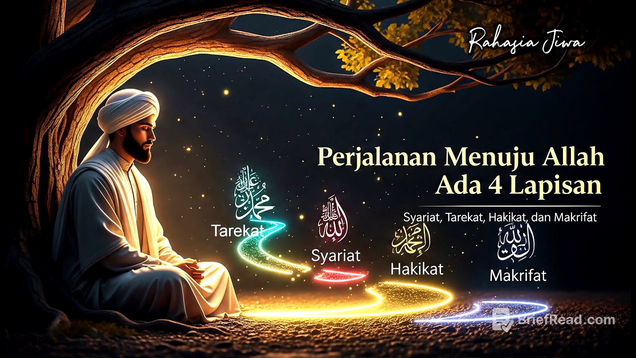 SYARIAT, TAREKAT, HAKIKAT, DAN MAKRIFAT✨ JALAN MENUJU ALLAH | TAPI HANYA SEDIKIT YANG SAMPAI 🌟