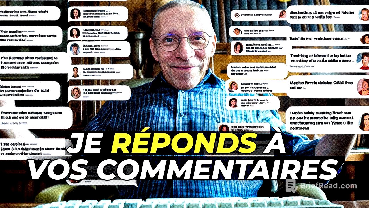 Je réponds à vos commentaires critiques en vidéo, questions préparées par Napo, Nov 2025