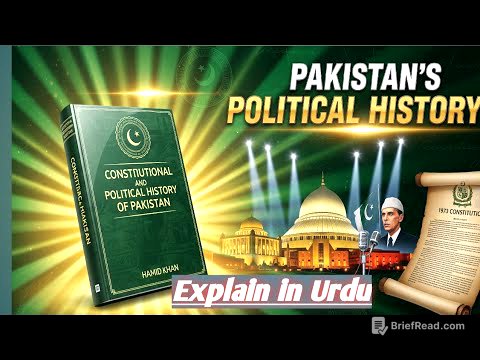 "Pakistan’s Political History & Constitution | Complete Guide from Hamid Khan" explain in Urdu Hindi