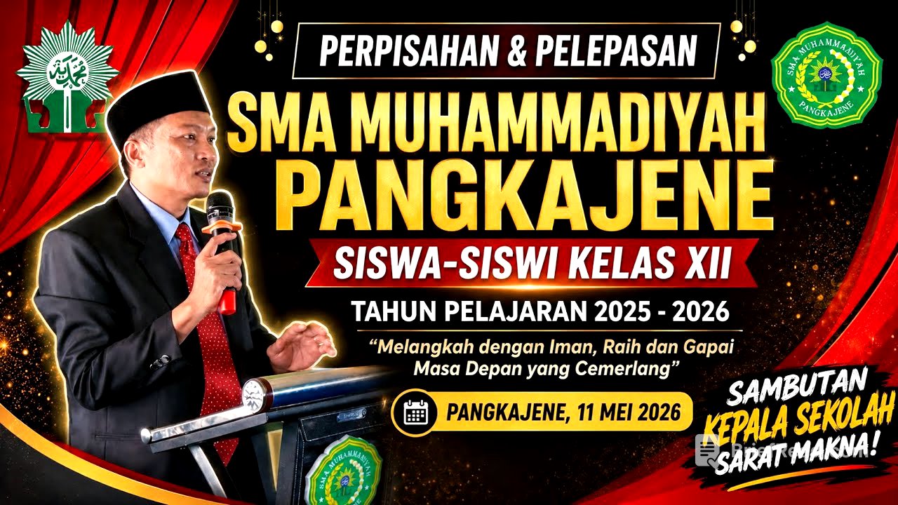 SAMBUTAN KEPALA SEKOLAH SMA MUHAMMADIYAH PANGKAJENE YANG SARAT AKAN MAKNA 