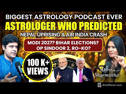 BIGGEST ASTROLOGY PODCAST BY ASTRO SHARMISTHA ON BHARAT, MODI, NEXT PM AND GLOBAL WARS 2026