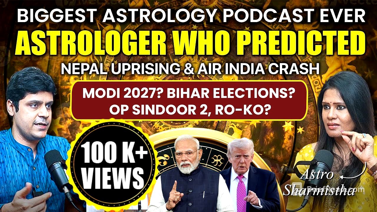 BIGGEST ASTROLOGY PODCAST BY ASTRO SHARMISTHA ON BHARAT, MODI, NEXT PM AND GLOBAL WARS 2026