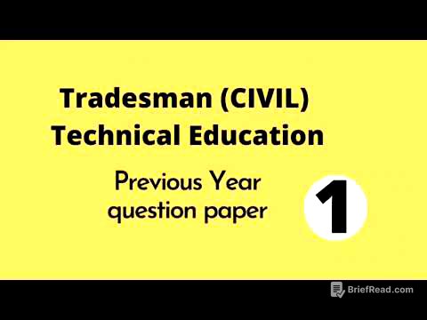Tradesman civil Technical education|kerala psc previous year question paper Part 1#civilengineering