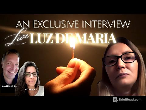 EXCLUSIVE INTERVIEW W/ LUZ DE MARIA: END TIMES PROPHECIES & MESSAGES FROM HEAVEN