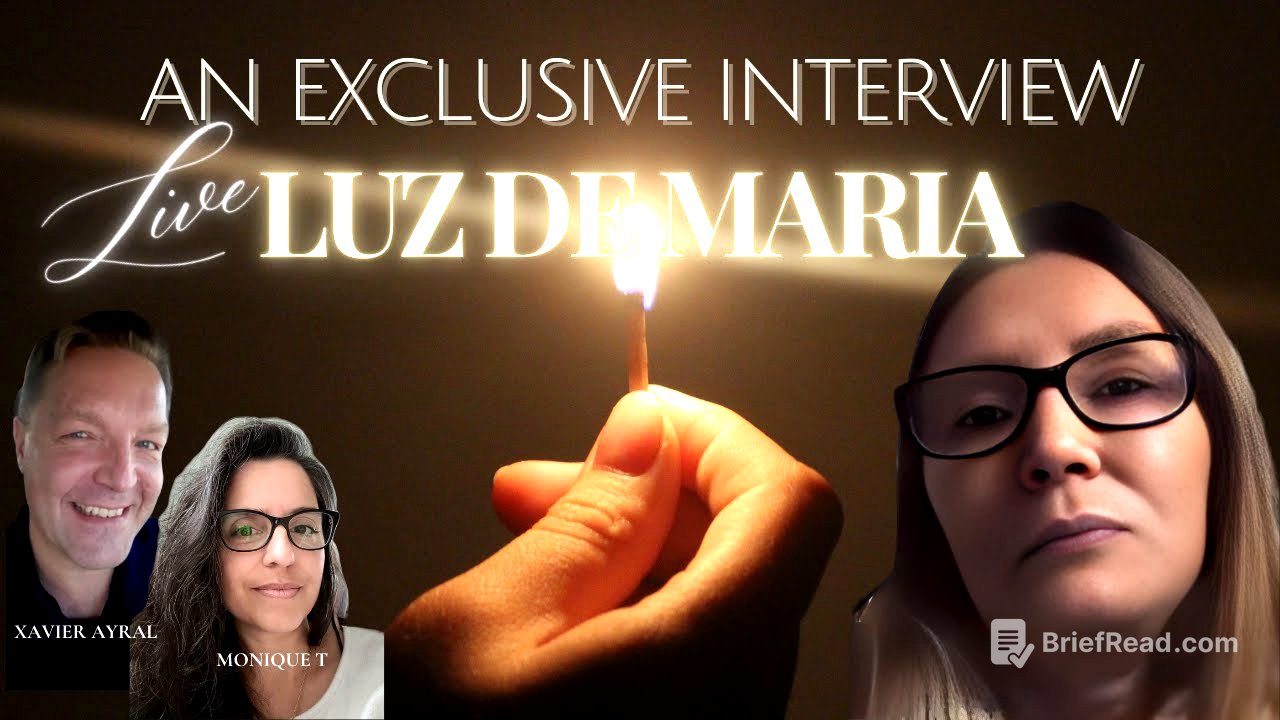 EXCLUSIVE INTERVIEW W/ LUZ DE MARIA: END TIMES PROPHECIES & MESSAGES FROM HEAVEN