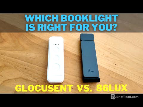 Glocusent vs 86Lux Book Light | Which Book Light is Right for You?